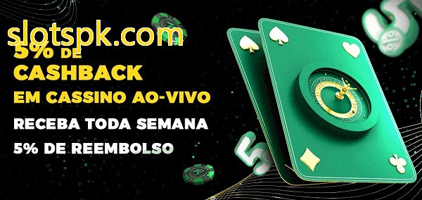 Promoções do cassino ao Vivo slotspk.com